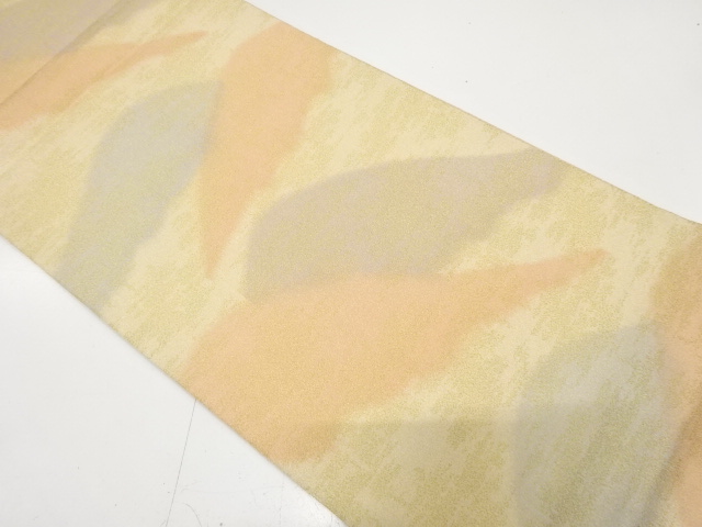 砂子綴れ　遠山模様織り出し　全通袋帯